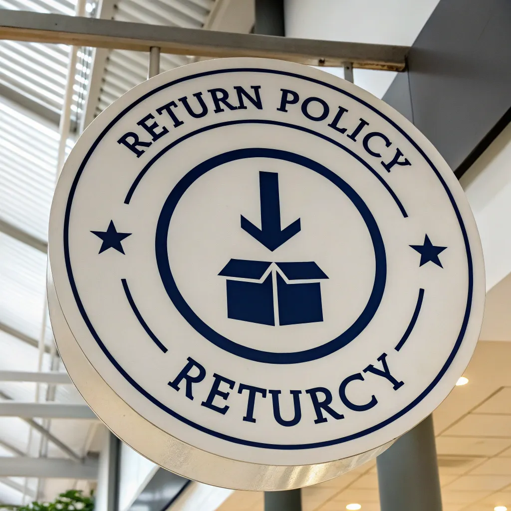 Return policy symbol